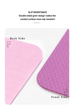Laden Sie das Bild in den Galerie-Viewer, yoga double layer mat with position line