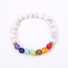 Load image into Gallery viewer, 7 chakra yoga bracelet