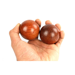 2 pcs wooden baoding balls