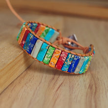 Load image into Gallery viewer, multi color chakra bracelet
