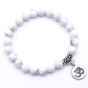 yoga chakra bracelet with om symbol