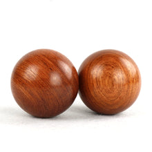 Load image into Gallery viewer, 2 pcs wooden baoding balls
